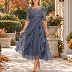 Avi | Draped Midi Dress