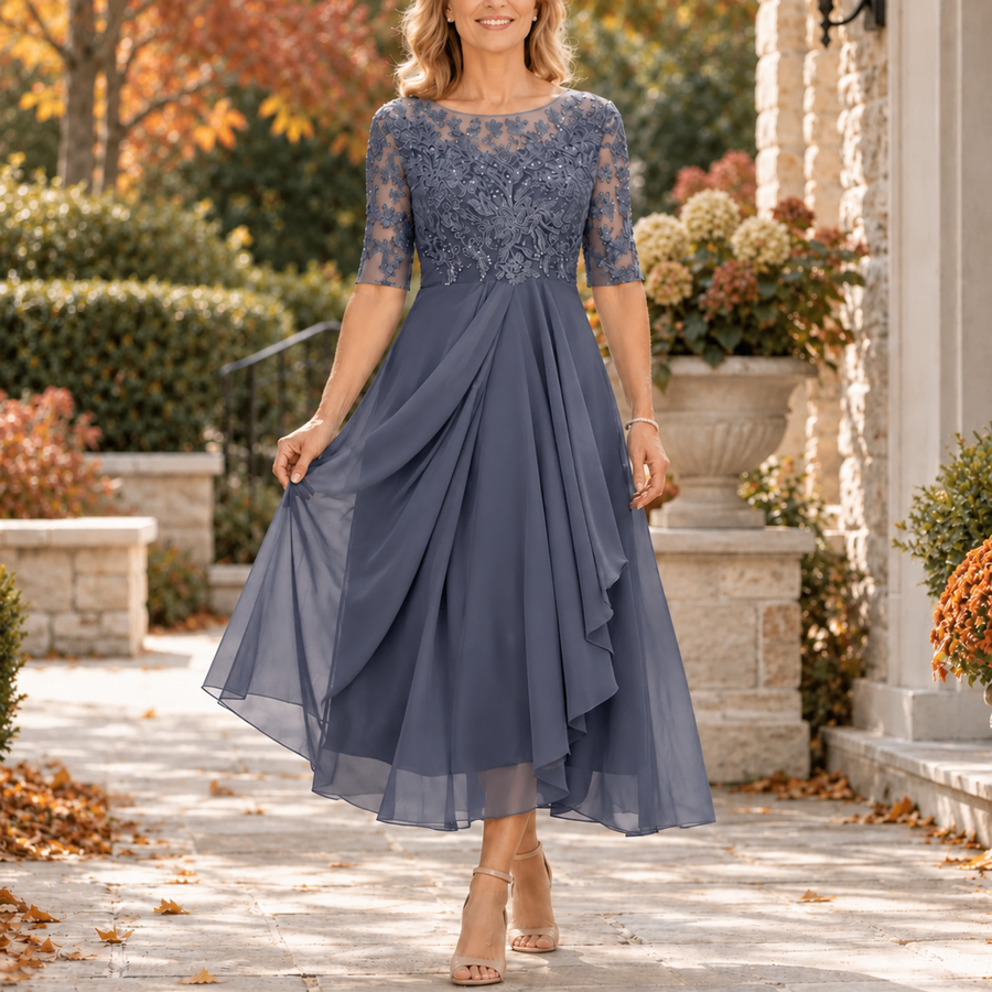 Rosalie - Draped Midi Dress