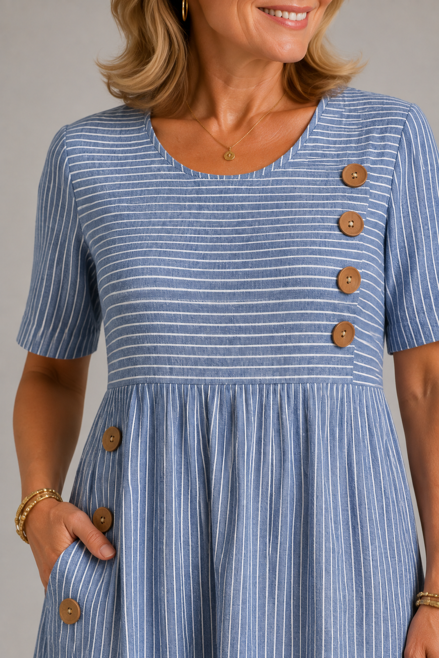 Sofia Striped Dress