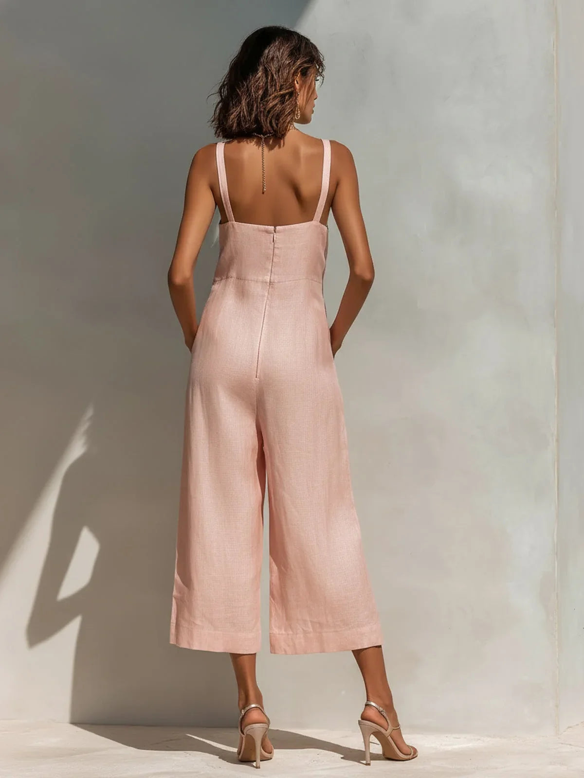 Mercedes Mono Elegant Linen and Cotton Blend