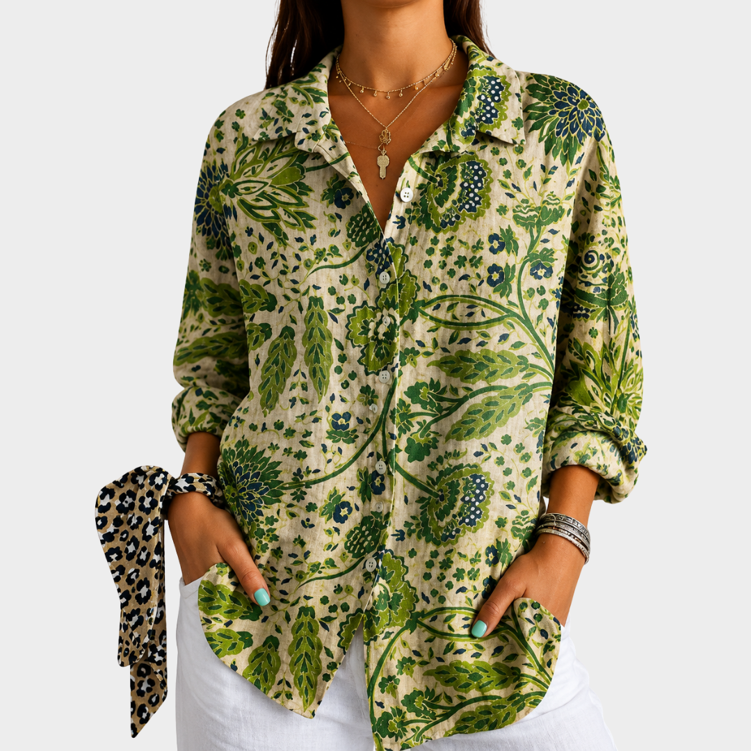 Felicity | Verdant Garden Escape Blouse