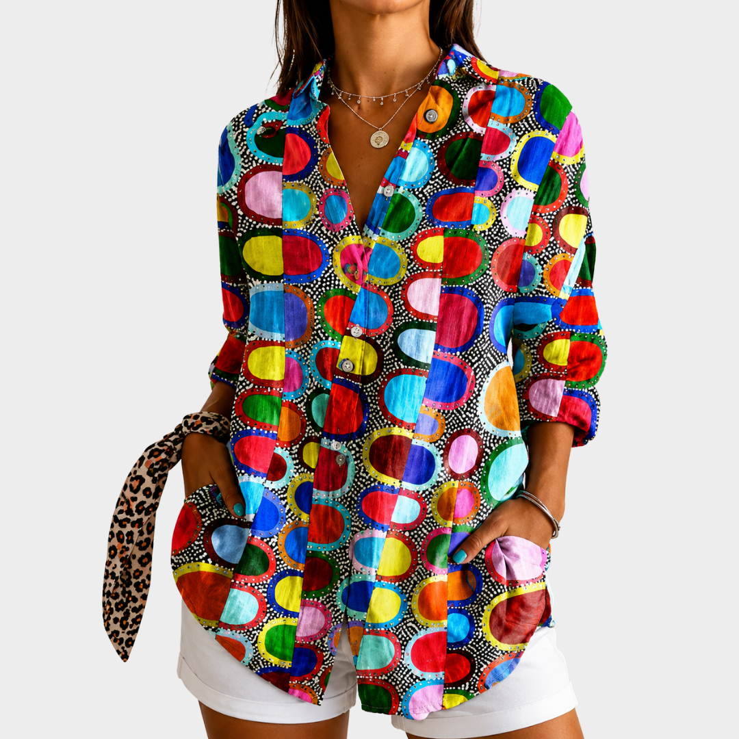 Vicki | Confetti Circle Joy Blouse