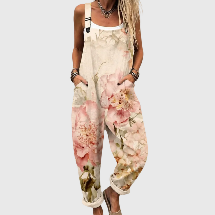 Comfortable Printed Drape Trousers