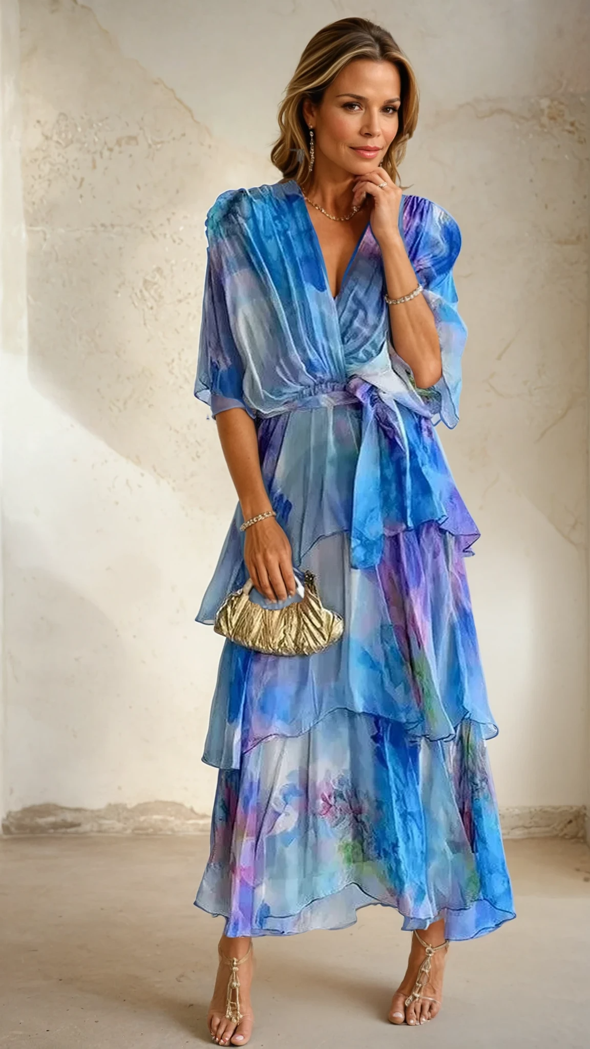 Ivy & Grace™ | Layered Floral Sun Dress