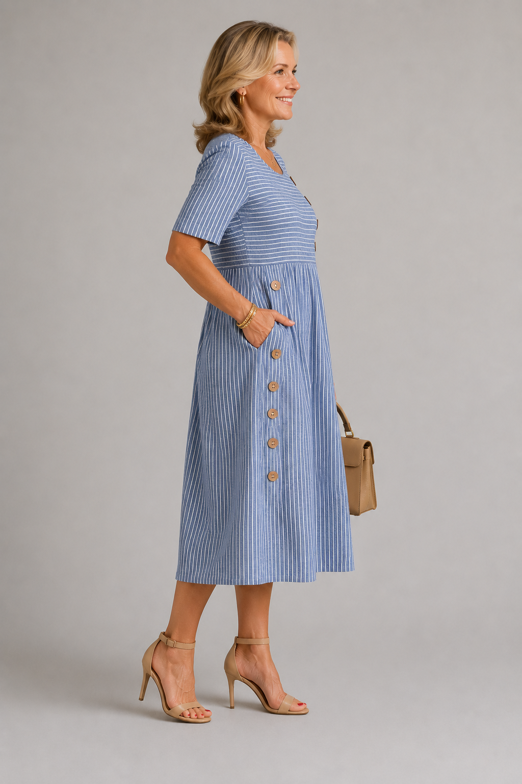 Sofia Striped Dress