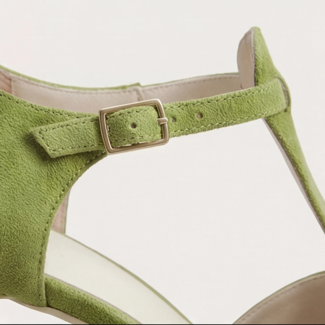 Rebecca | Classic Closed Toe Strap Heels
