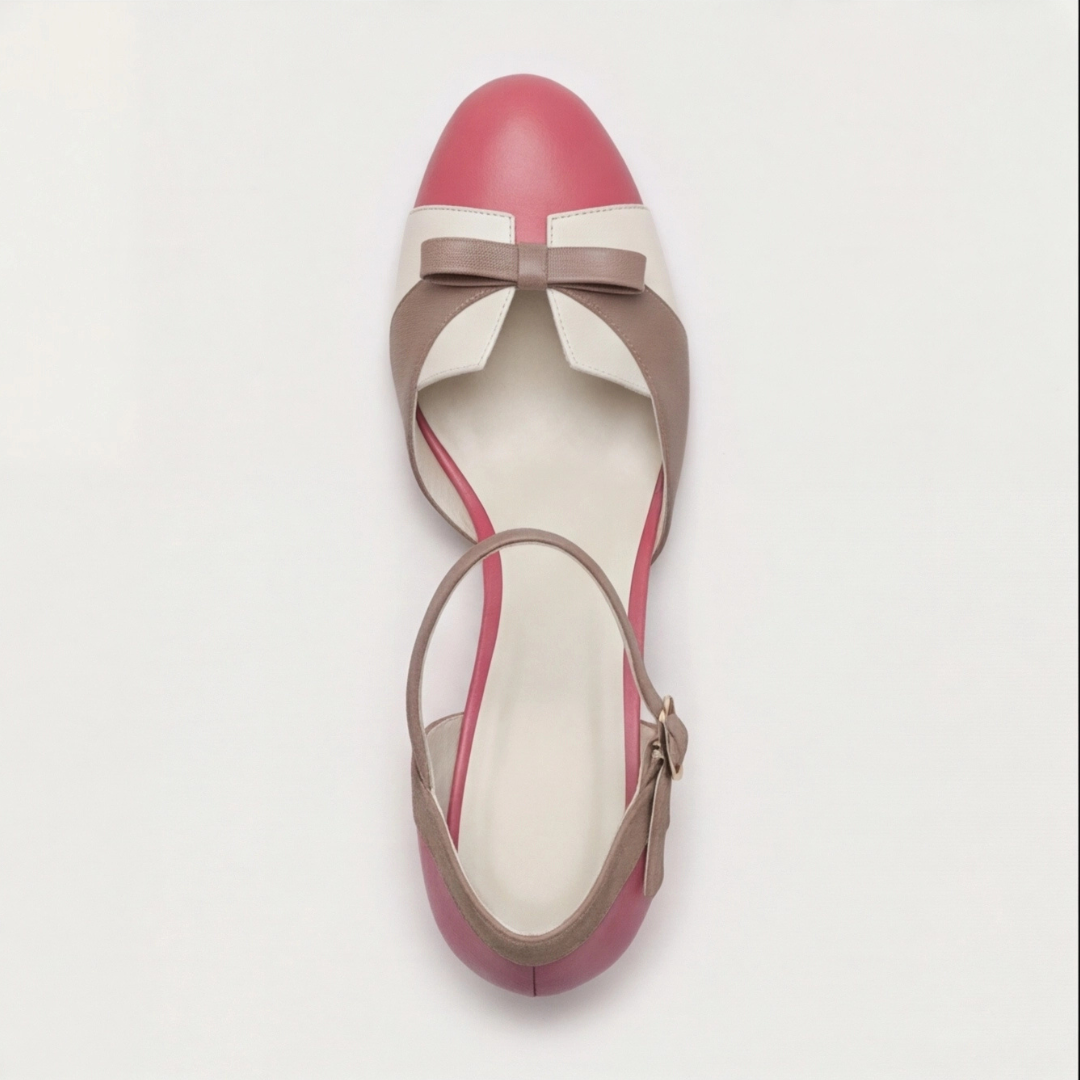 Alana | Comfortable Colour Block Heels