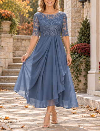 Avi | Draped Midi Dress