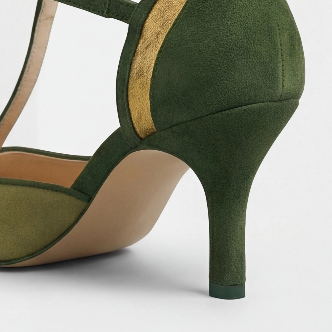 Coralise | Sophisticated T-Strap Heels