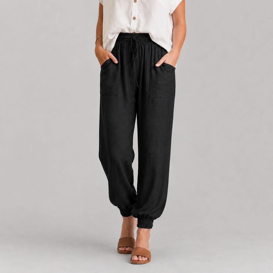 Kaeli elegant trousers with adjustable waist