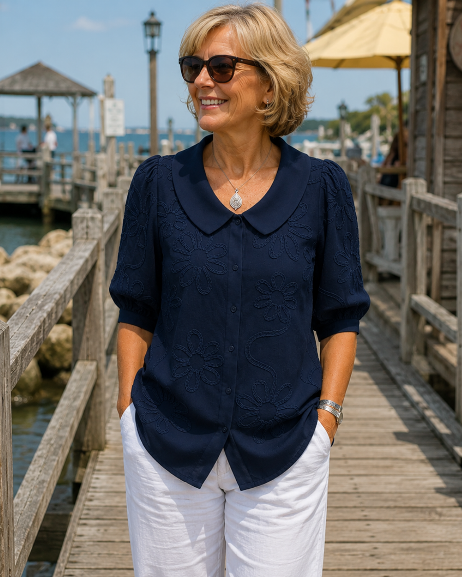 Fiora | Elegant Floral Blouse