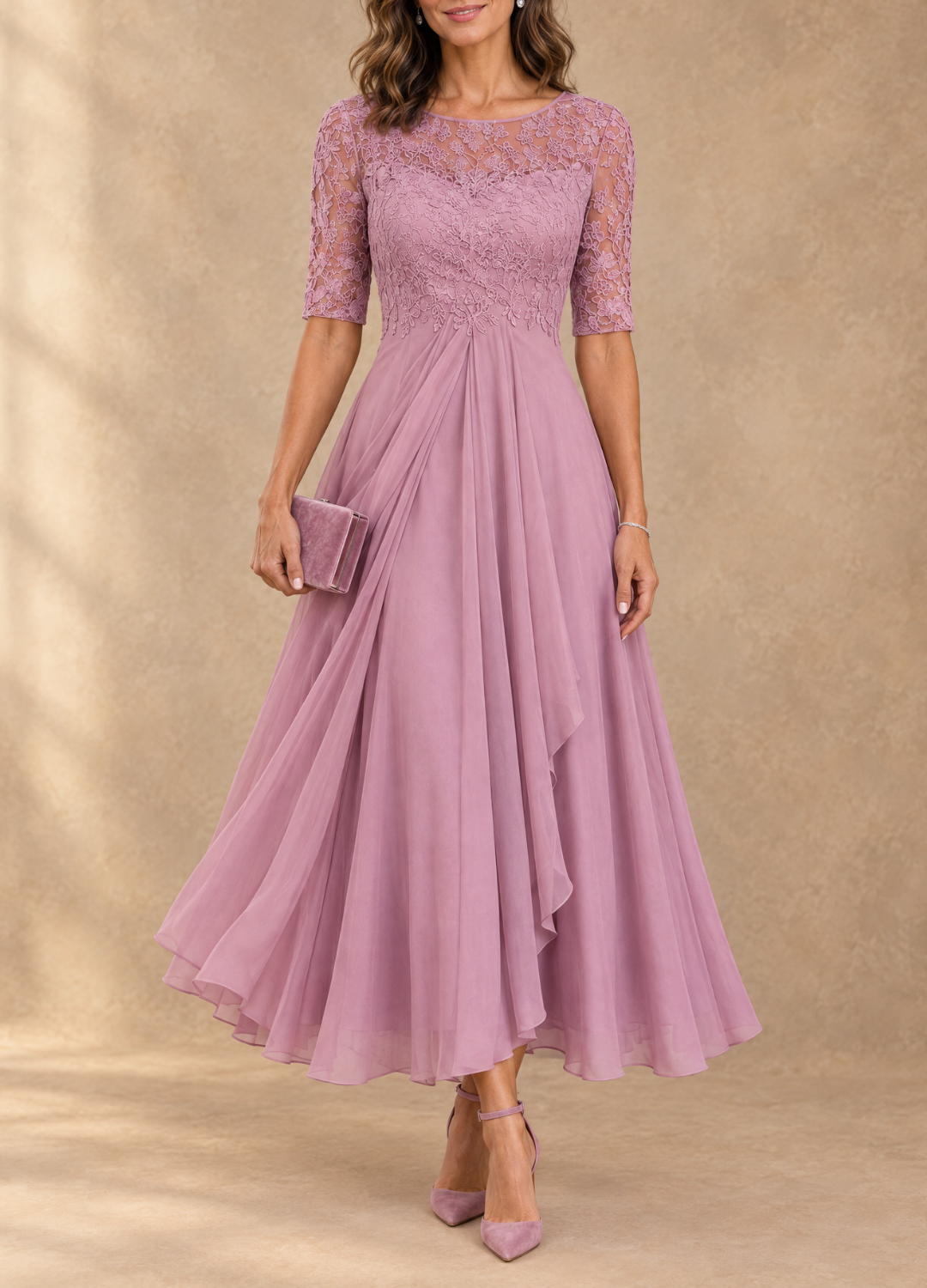 Abella | Tea-Length Dress