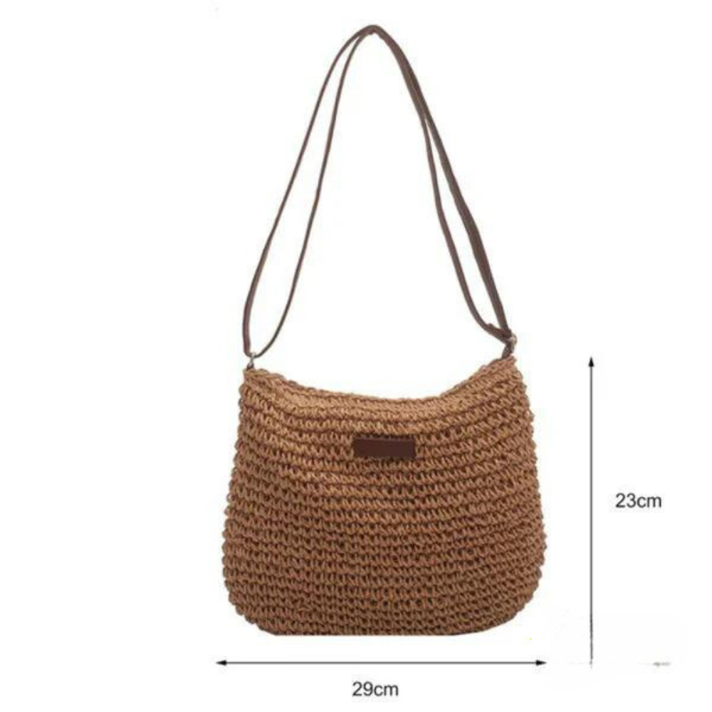 Fredhild | Classic Woven Style Shoulder Bag