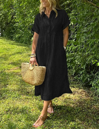 Women’s Dress | Striped Button-Up