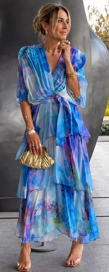 Ivy & Grace™ | Layered Floral Sun Dress
