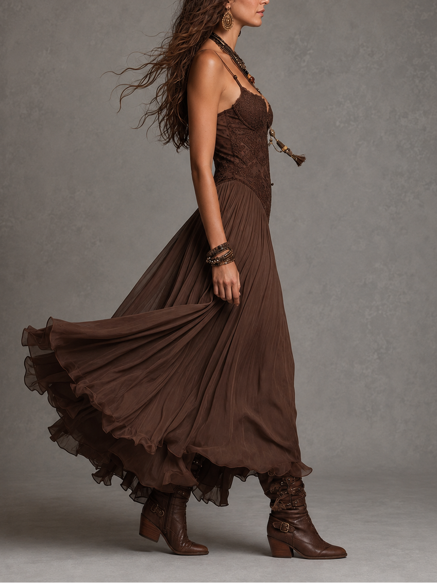Olivia | Corset Maxi Dress