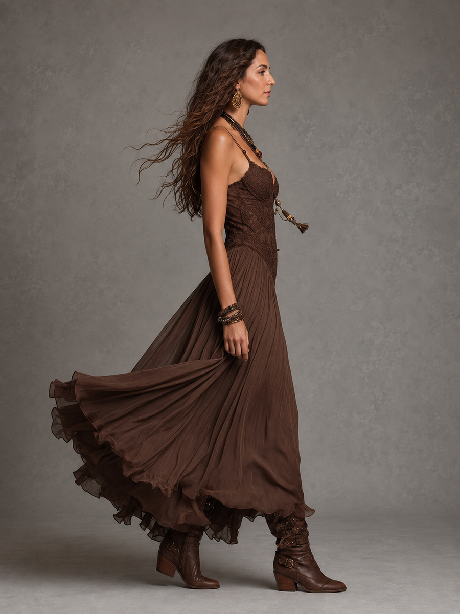 Olivia | Corset Maxi Dress for Women