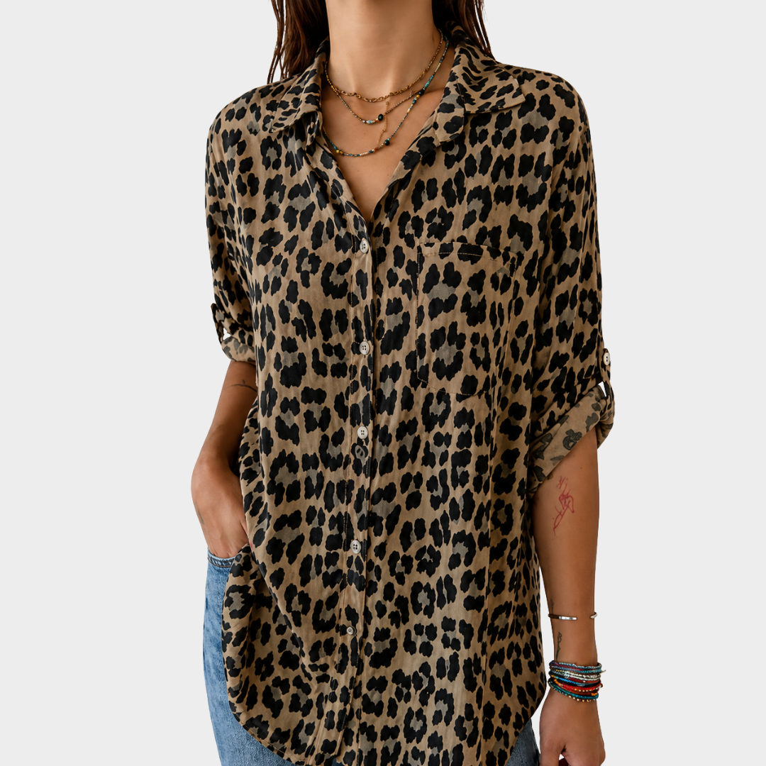 Jemma | Safari Chic Relaxed Blouse