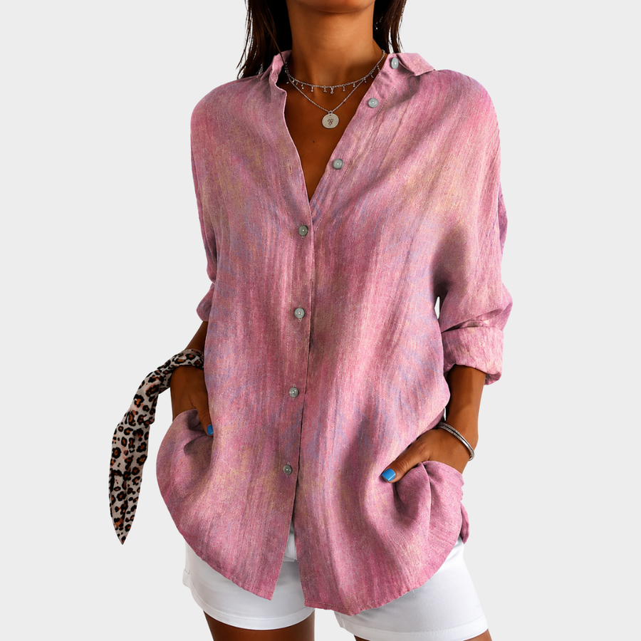 Tayla | Blush Whisper Everyday Blouse