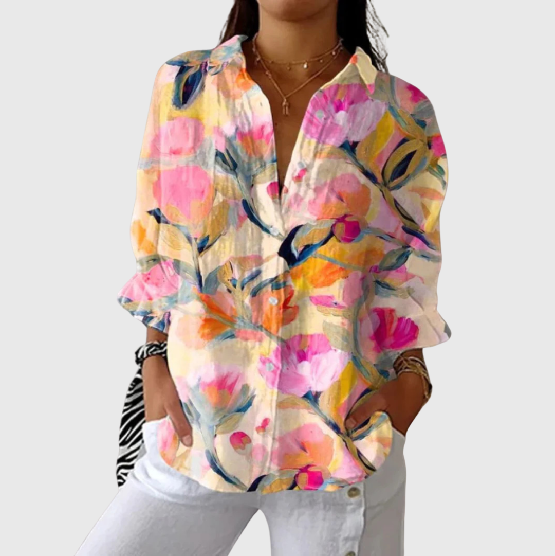 Harriet Colourful Printed Blouse