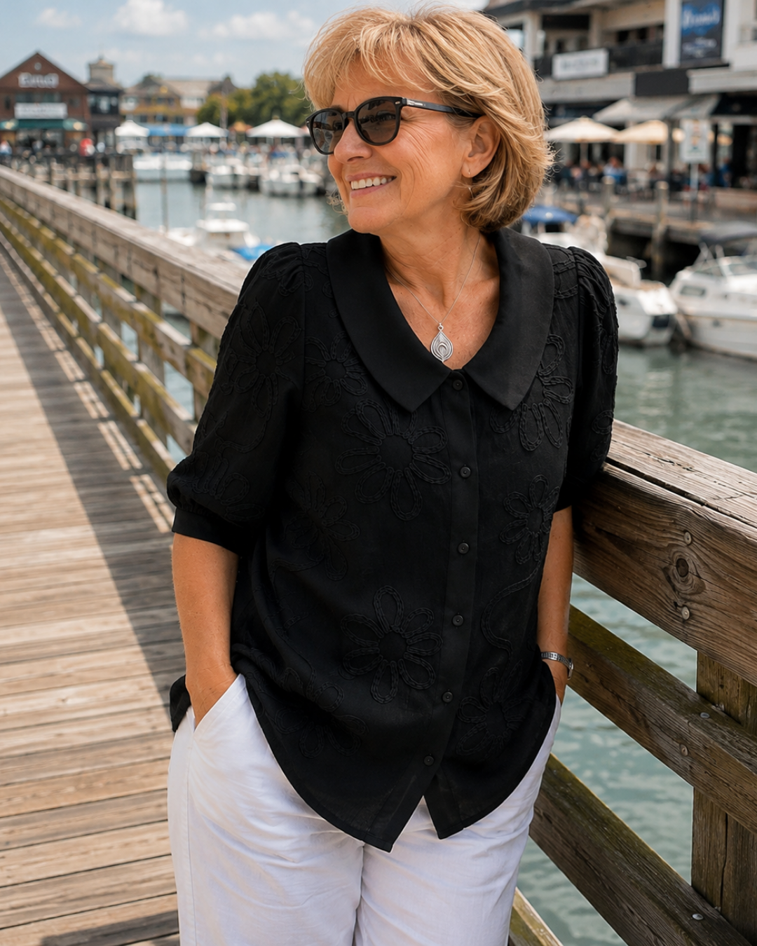 Fiora | Elegant Floral Blouse