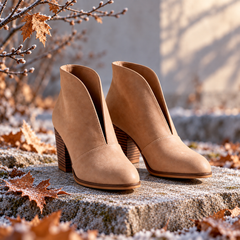 Carina V-Cut Ankle Boots