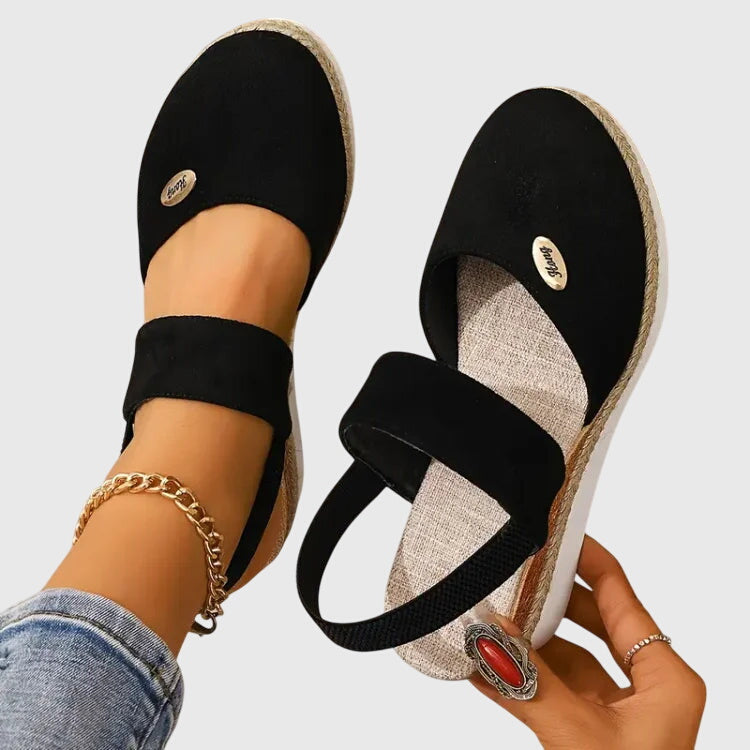 Harriet | Women's Cushioned Orthopedic Sandals with Wide Heel Base