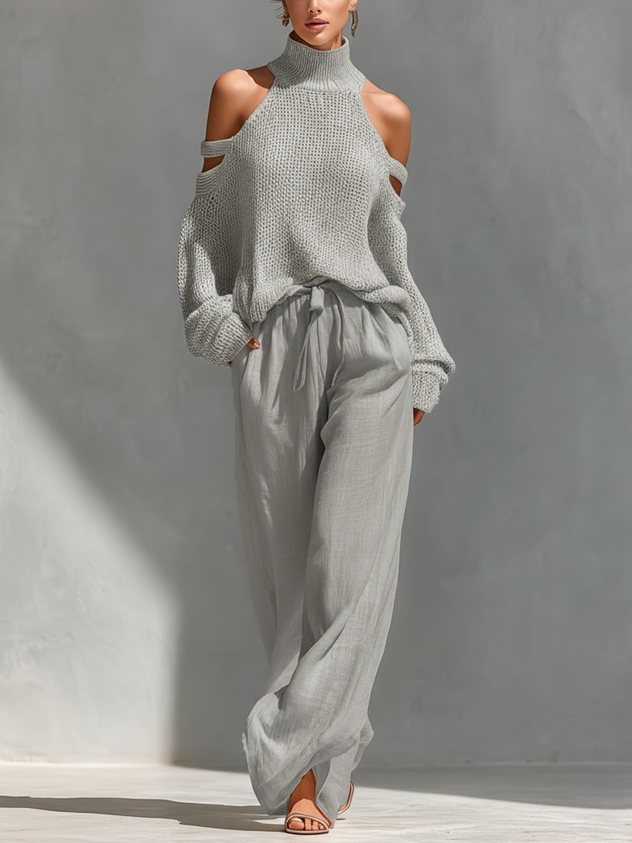 Alessia | Two-Piece Set with Off-Shoulder Design