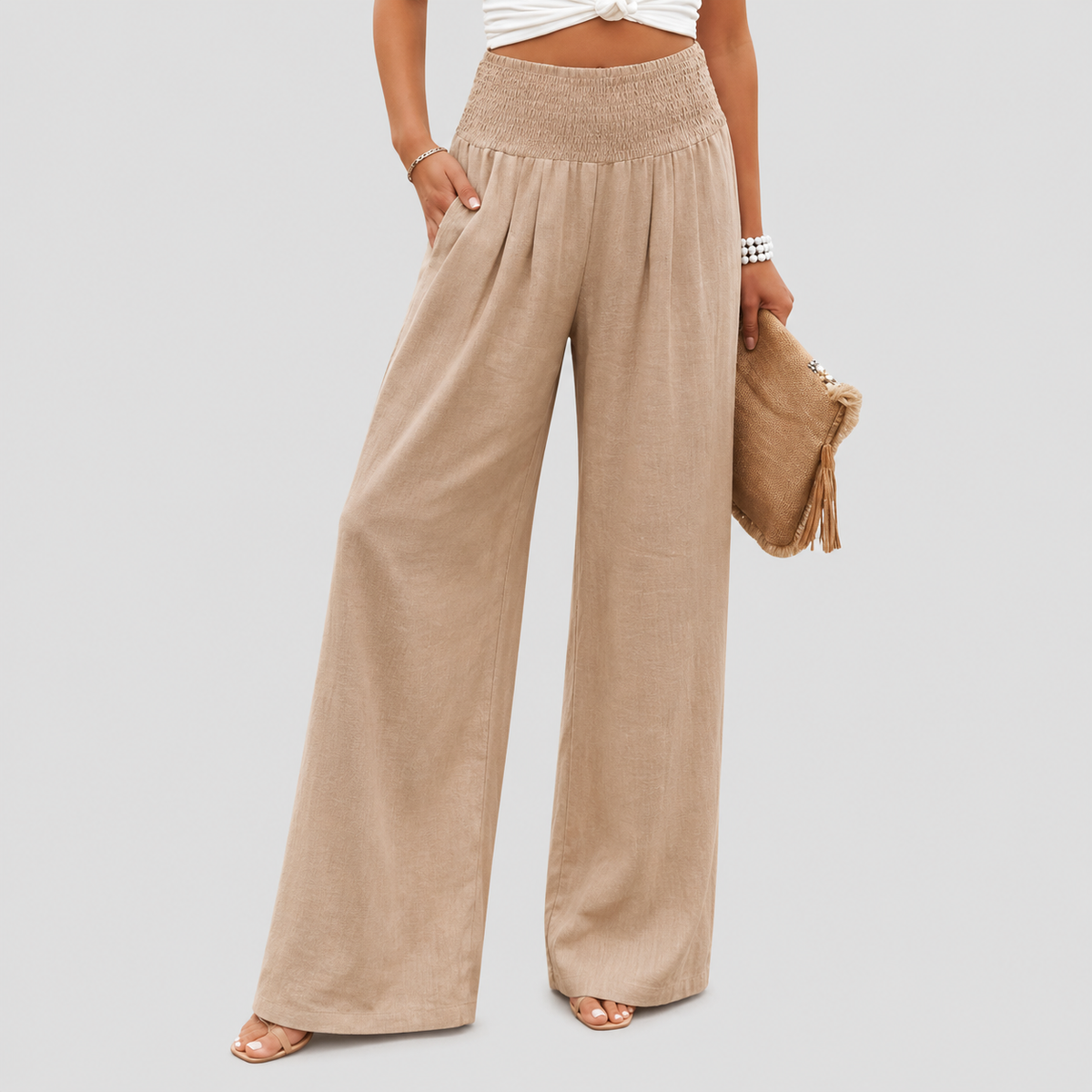 Aileen Wide Beach Trousers