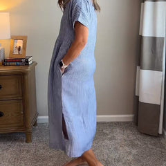 Women’s Dress | Striped Button-Up