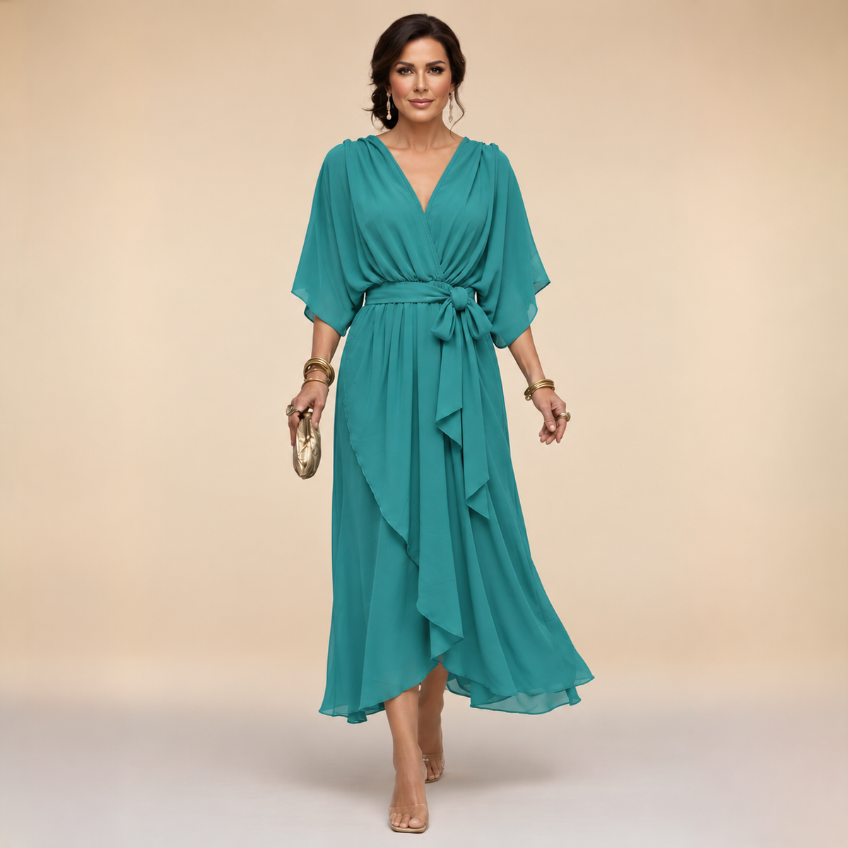 Monica | V-Neck Dress