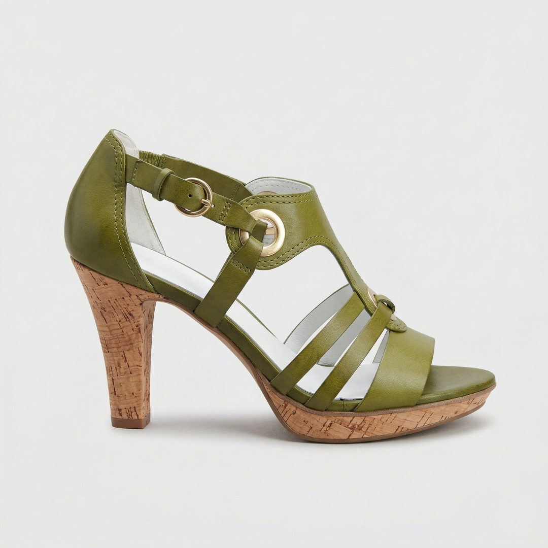 Serena | Orthopaedic Strap Open Toe Heels