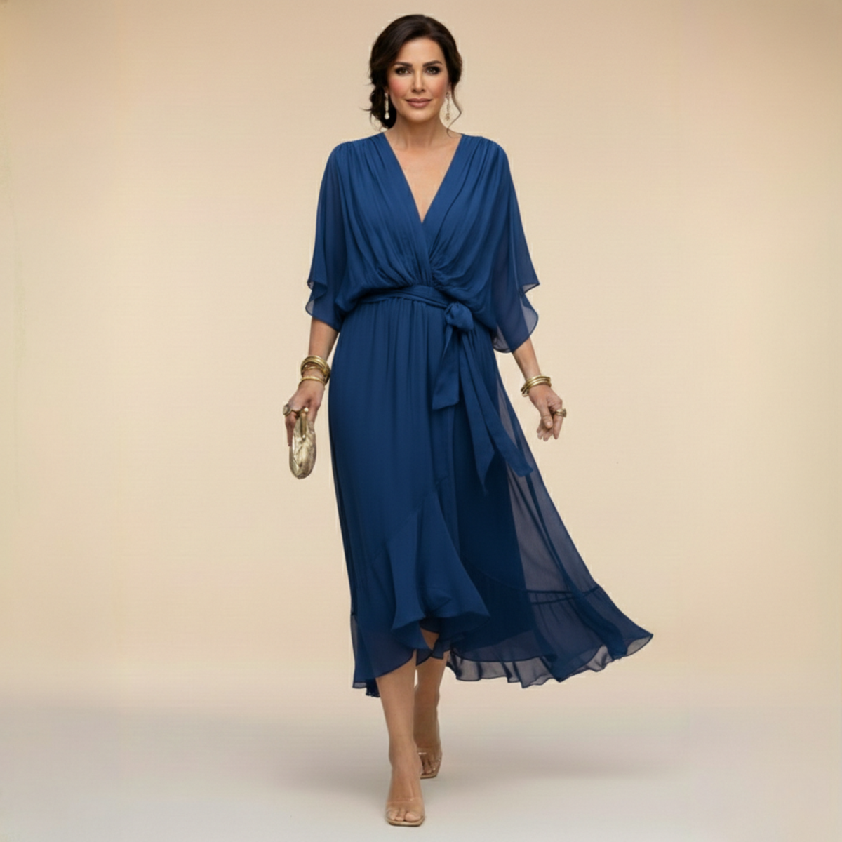 Abigail | Stylish V-Neck Dress