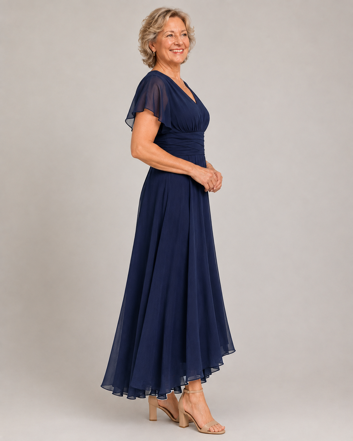 Yasmin™ V-Neck A-Line Dress