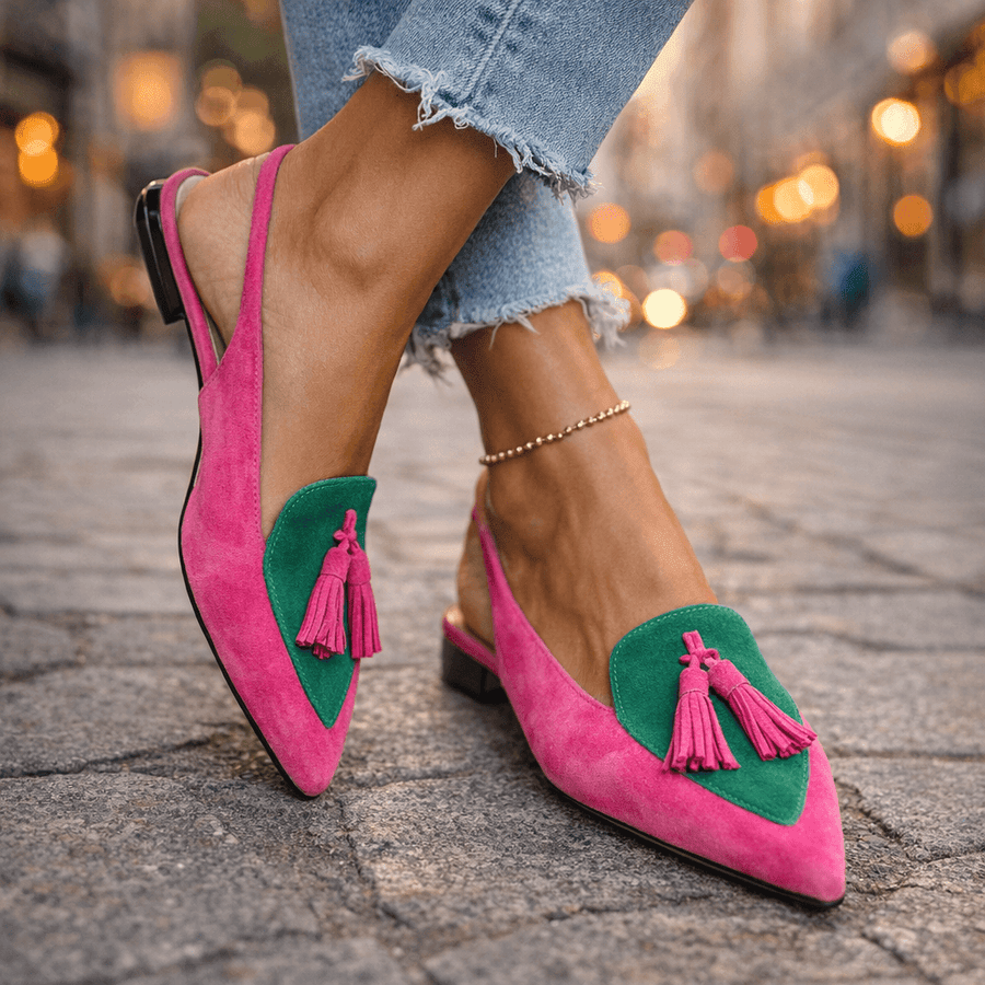 Lorena | Sandals with Straps & Tassel Details