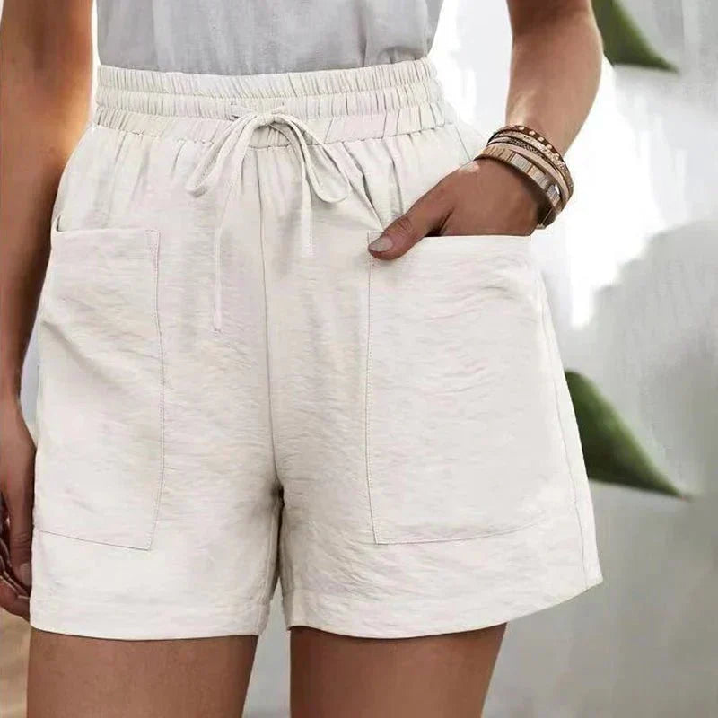 Alani | Effortless Mixed Linen Shorts