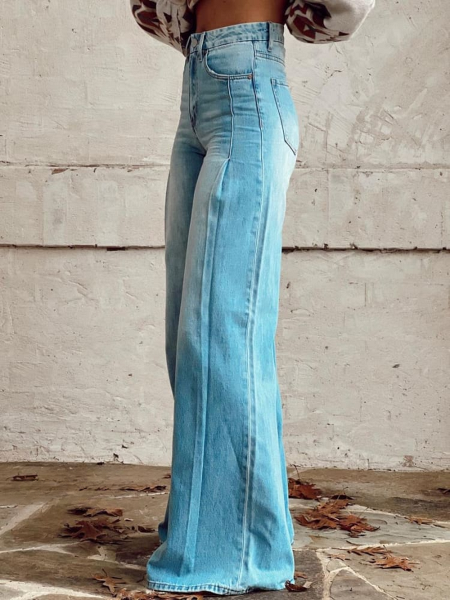 Lucia - Elegant Wide-Leg Trousers