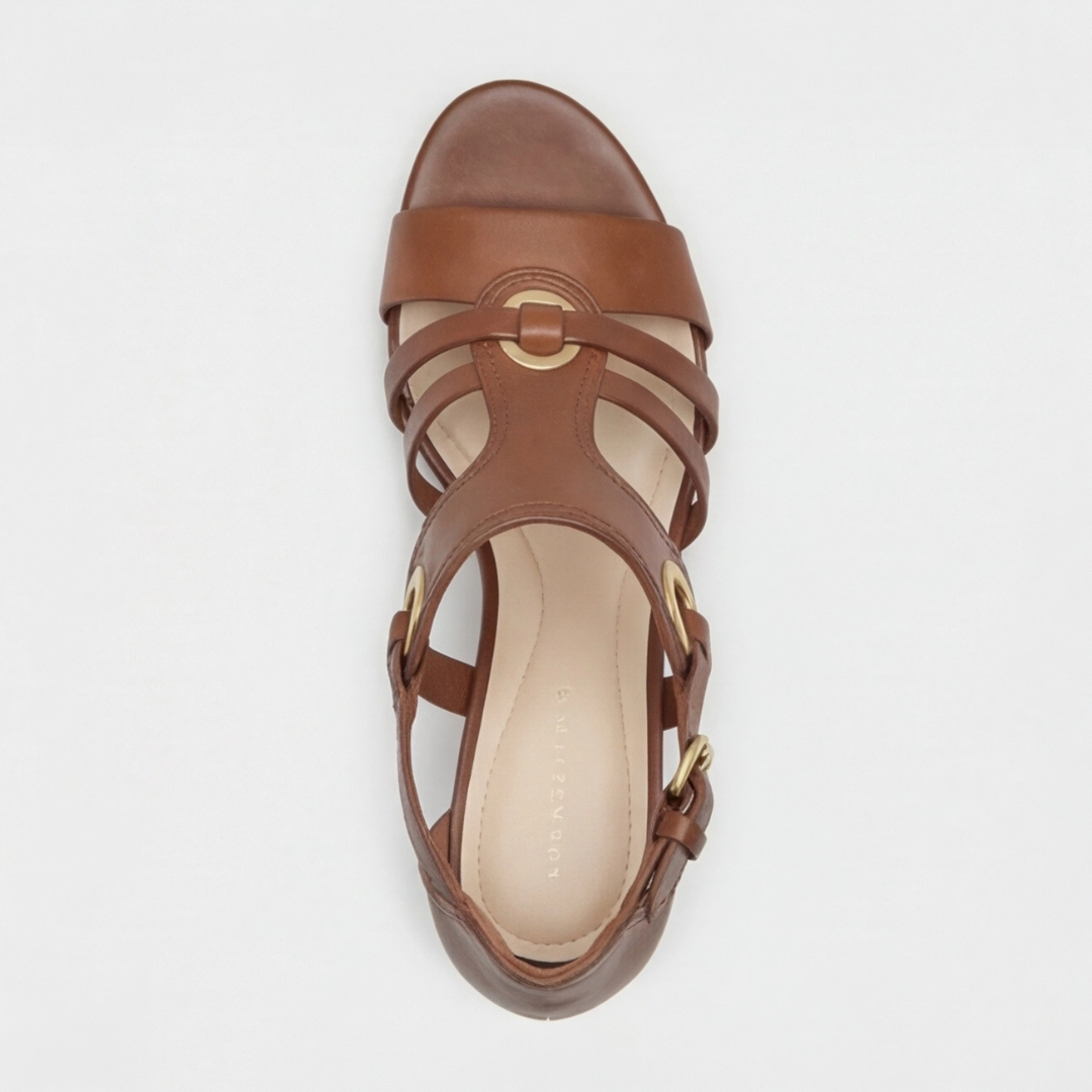 Serena | Orthopaedic Strap Open Toe Heels