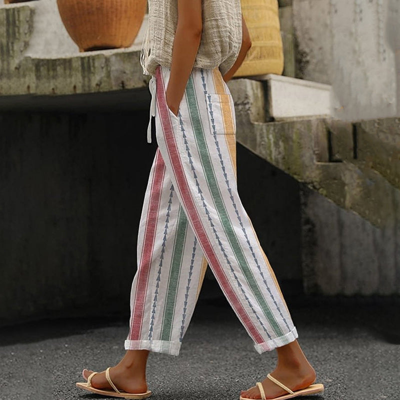 Talani Striped Casual Trousers