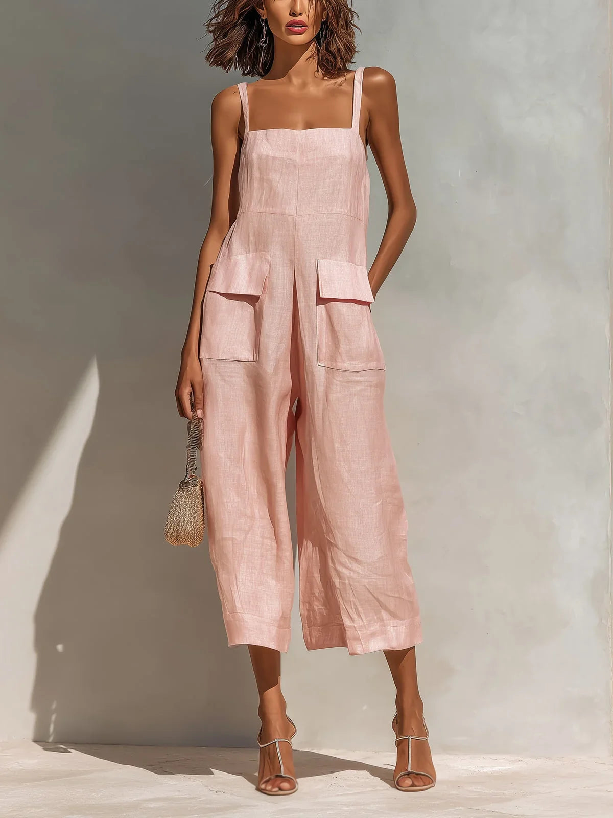 Mercedes Mono Elegant Linen and Cotton Blend