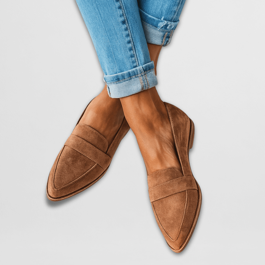 Loafers with a soft fit and pointed toe