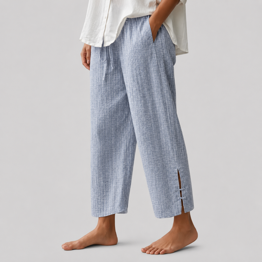 Bellie Comfortable Trousers with Artisan Look