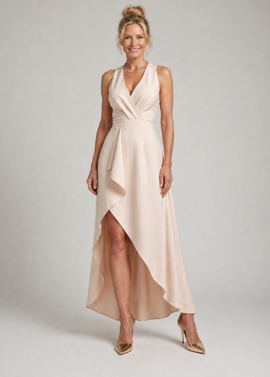 Ivy & Grace™ | Midi Wrap Dress with V-Neck