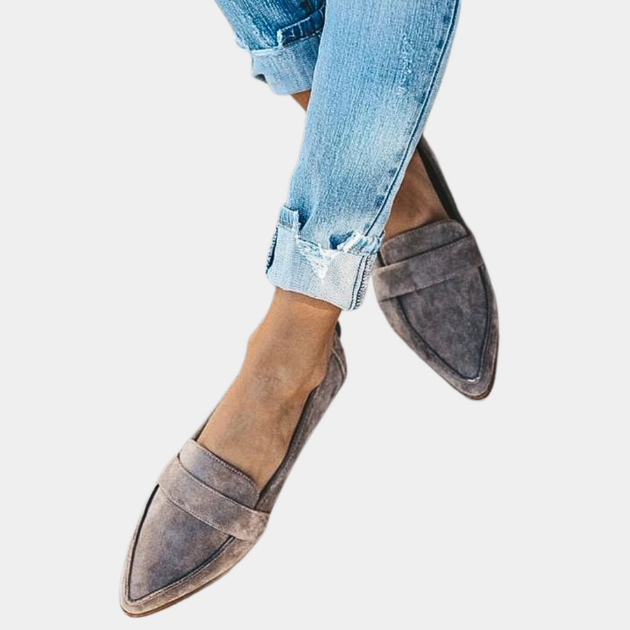 Lorena | Suede Ladies Loafers