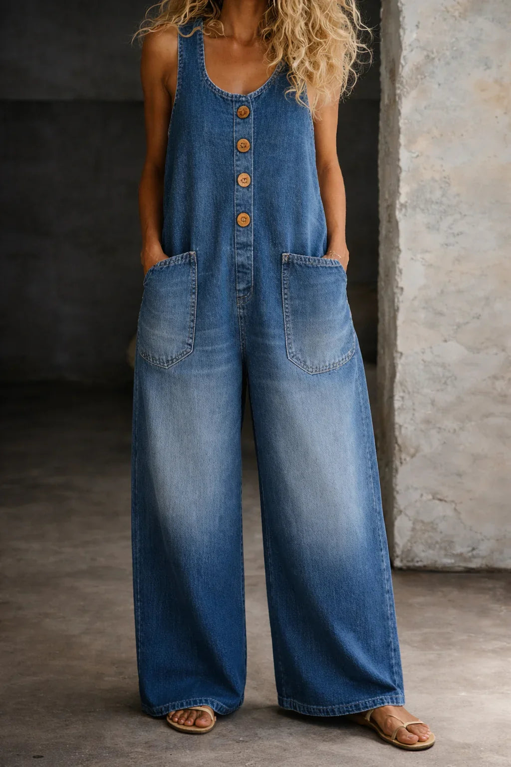 Ariana Loose-Fit and Comfortable Jumpsuit
