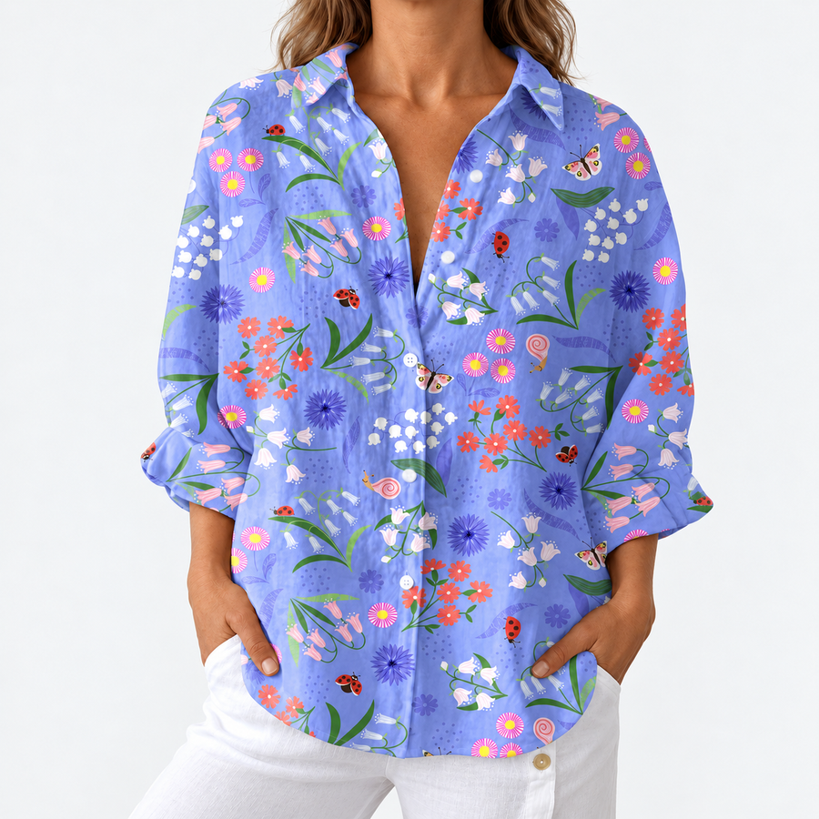 Bluebell | Ladybird Meadow Blouse