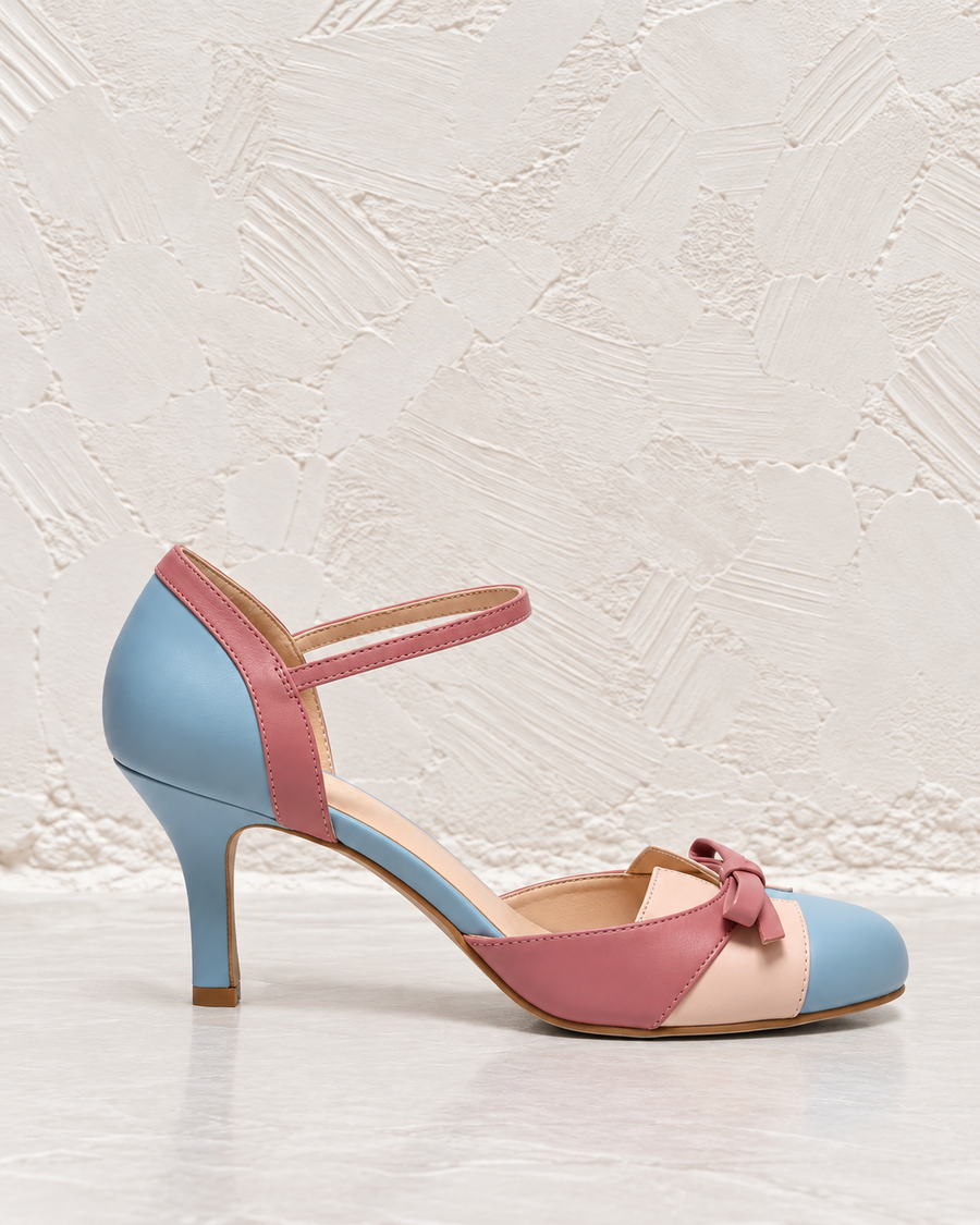 Madison | Vintage Bow Strap Heels