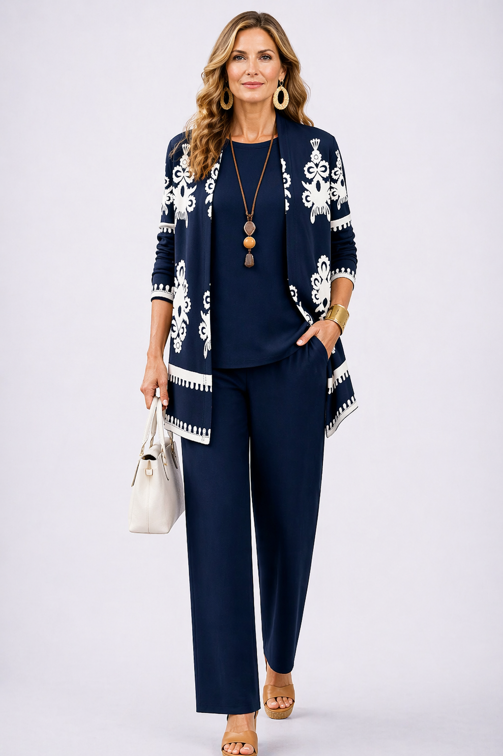 Three-Piece Set · Midnight Blue