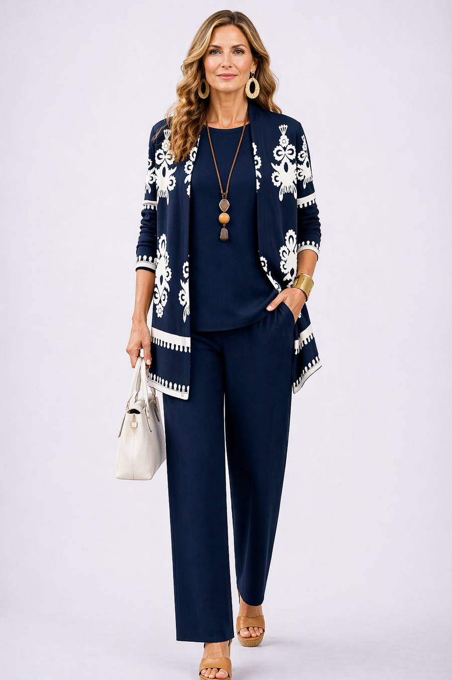 Three-Piece Set · Midnight Blue