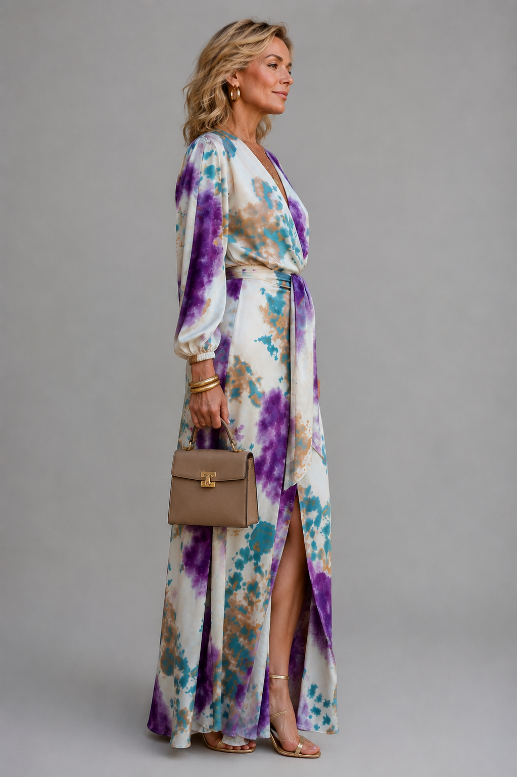 Cisca Purple Dress